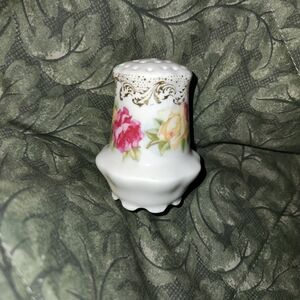 Antique Hand Painted Hat Pin Holder